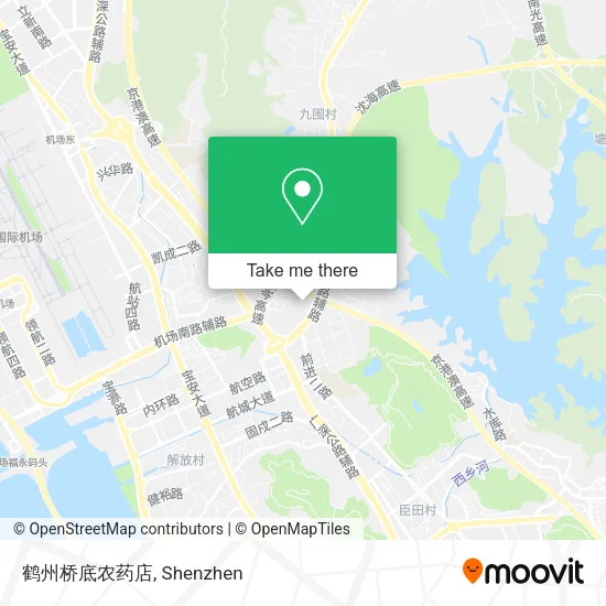 鹤州桥底农药店 map