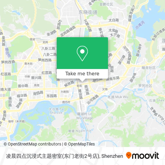凌晨四点沉浸式主题密室(东门老街2号店) map