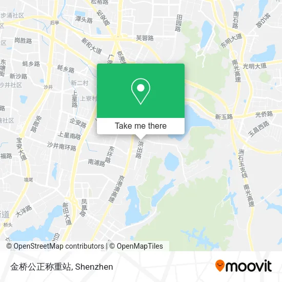 金桥公正称重站 map