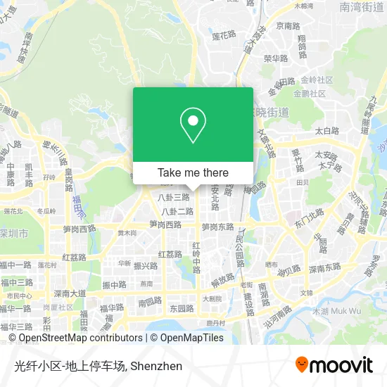 光纤小区-地上停车场 map