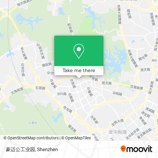 豪迈公工业园 map