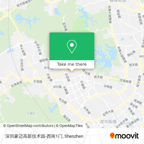 深圳豪迈高新技术园-西南1门 map