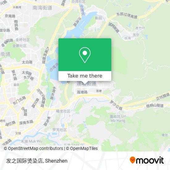 发之国际烫染店 map