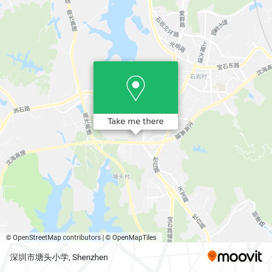 深圳市塘头小学 map