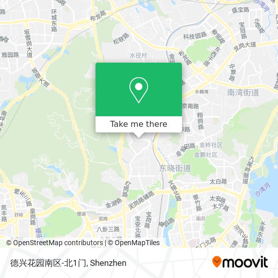 德兴花园南区-北1门 map