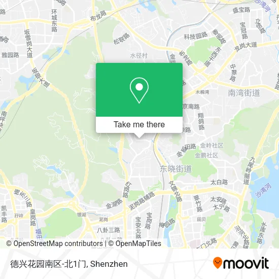 德兴花园南区-北1门 map