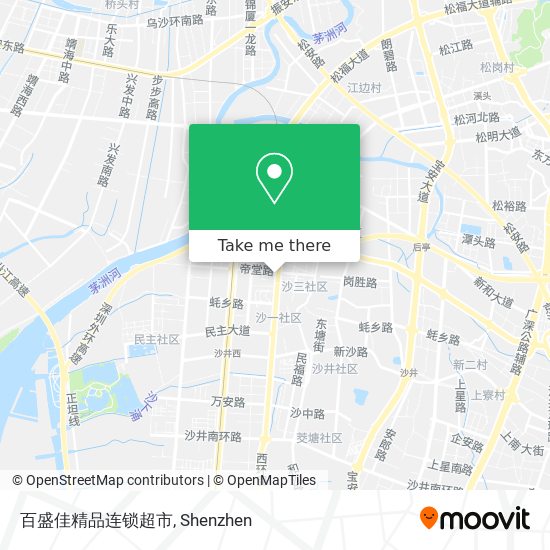 百盛佳精品连锁超市 map