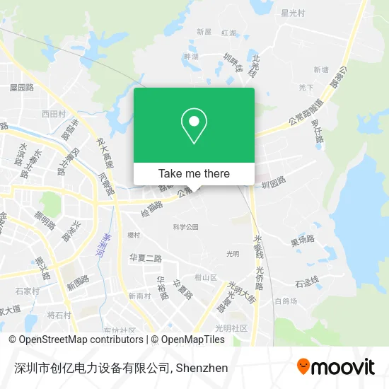 深圳市创亿电力设备有限公司 map