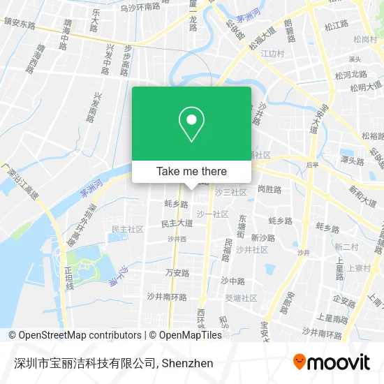 深圳市宝丽洁科技有限公司 map