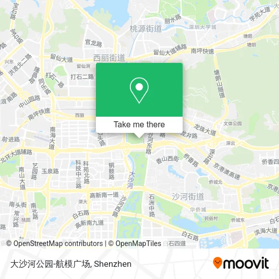 大沙河公园-航模广场 map