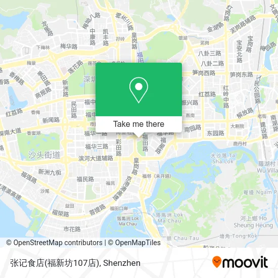 张记食店(福新坊107店) map