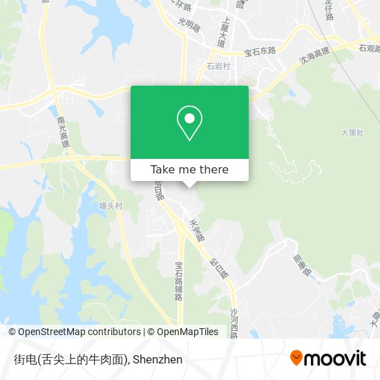 街电(舌尖上的牛肉面) map