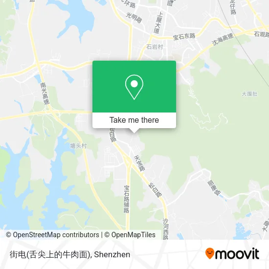 街电(舌尖上的牛肉面) map