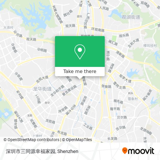 深圳市三同源幸福家园 map