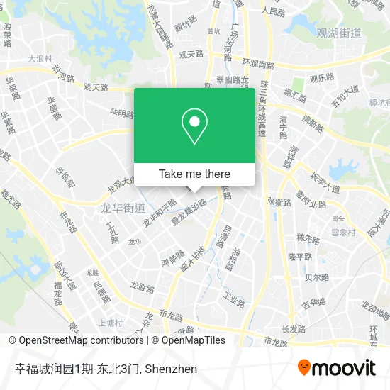 幸福城润园1期-东北3门 map