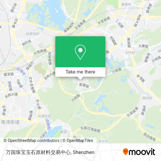 万国珠宝玉石原材料交易中心 map