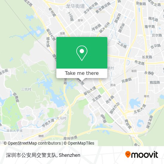 深圳市公安局交警支队 map