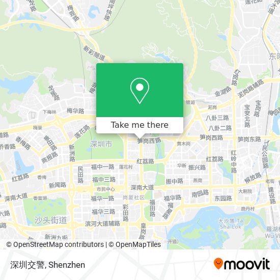 深圳交警 map