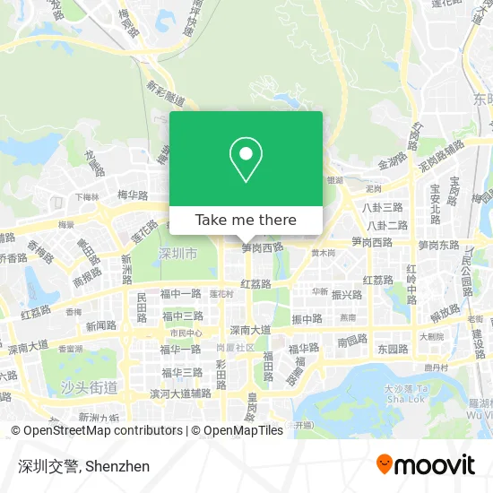 深圳交警 map