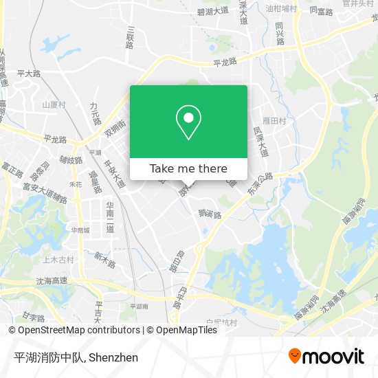 平湖消防中队 map