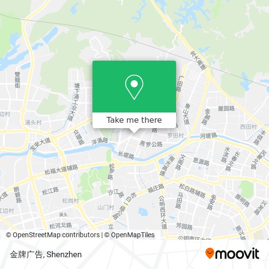 金牌广告 map