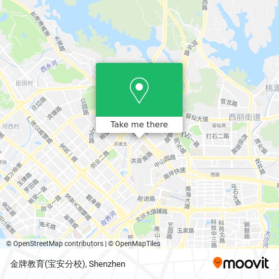 金牌教育(宝安分校) map