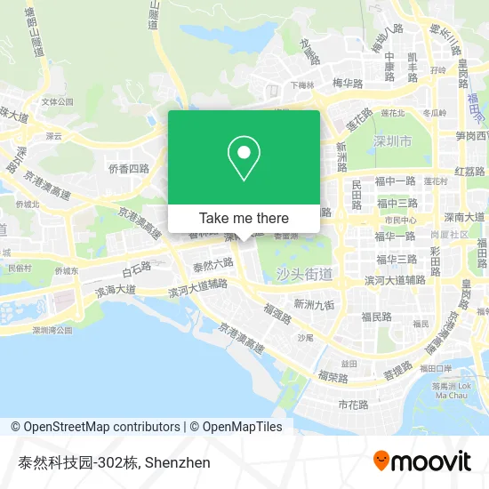 泰然科技园-302栋 map