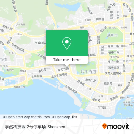 泰然科技园-2号停车场 map