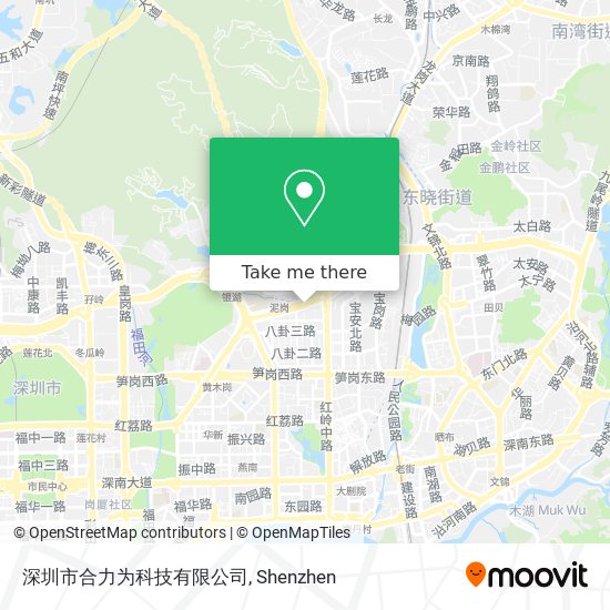 深圳市合力为科技有限公司 map