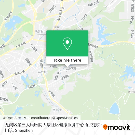 龙岗区第三人民医院大康社区健康服务中心-预防接种门诊 map