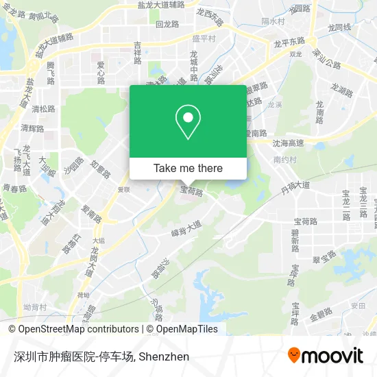 深圳市肿瘤医院-停车场 map