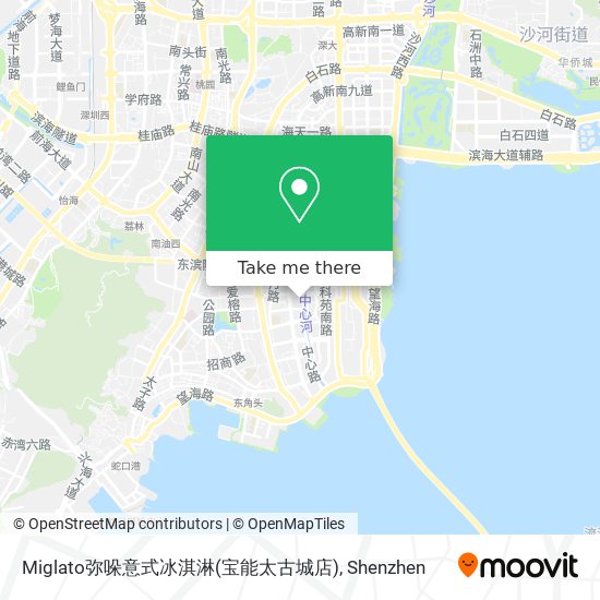 Miglato弥哚意式冰淇淋(宝能太古城店) map