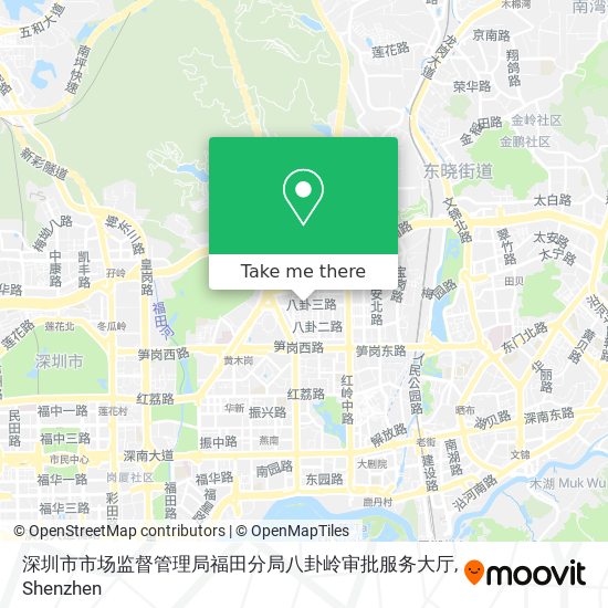 深圳市市场监督管理局福田分局八卦岭审批服务大厅 map