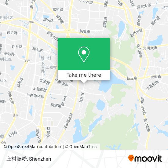 庄村肠粉 map