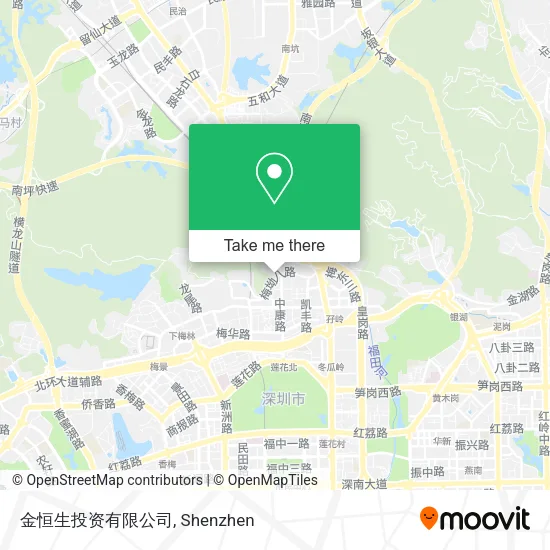 金恒生投资有限公司 map