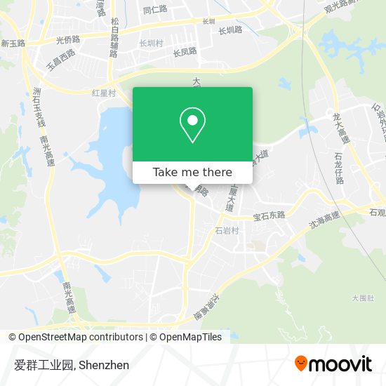 爱群工业园 map