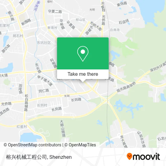 榕兴机械工程公司 map