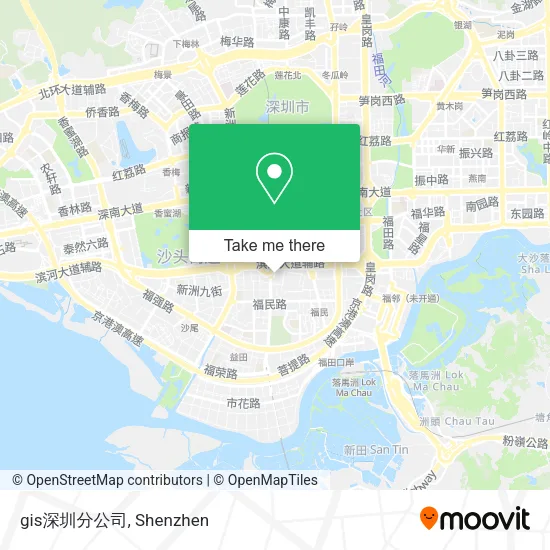 gis深圳分公司 map