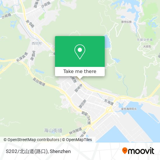 S202/北山道(路口) map