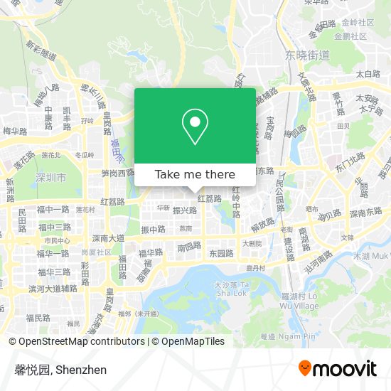 馨悦园 map