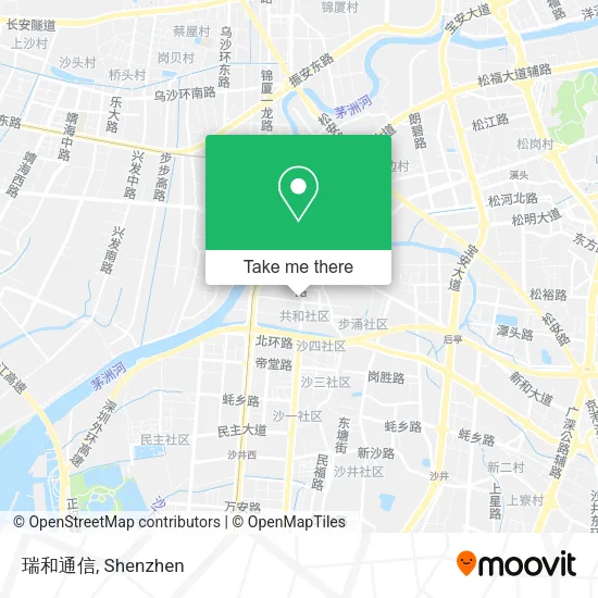瑞和通信 map