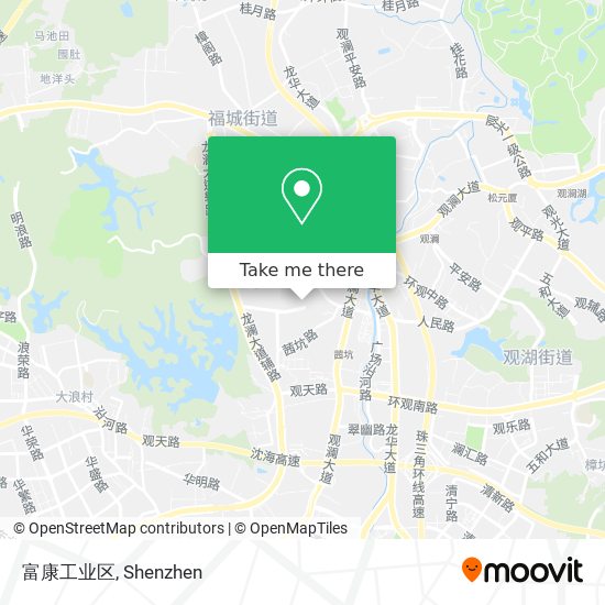 富康工业区 map