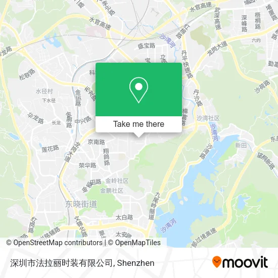 深圳市法拉丽时装有限公司 map