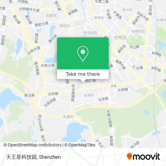 天王星科技园 map