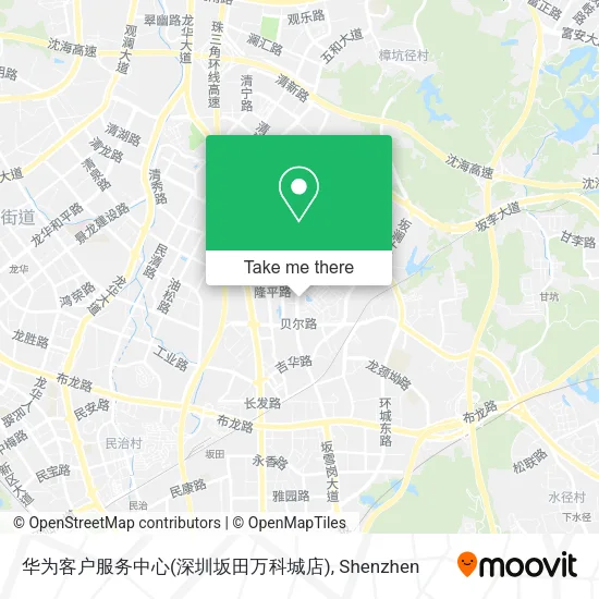 华为客户服务中心(深圳坂田万科城店) map
