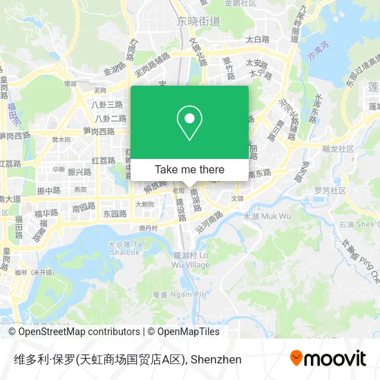维多利·保罗(天虹商场国贸店A区) map