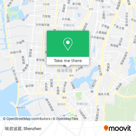 唉碧波庭 map