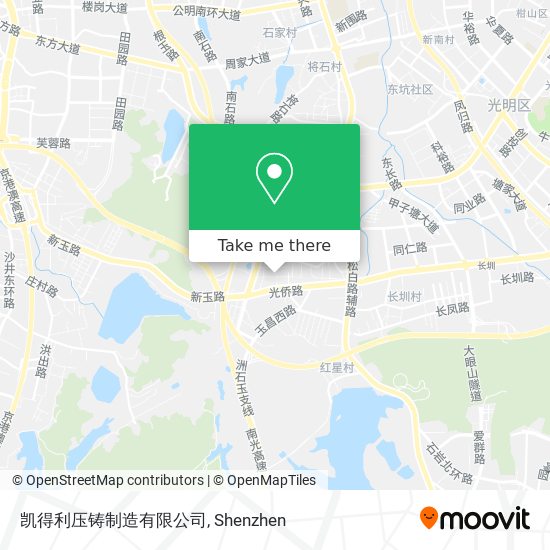 凯得利压铸制造有限公司 map