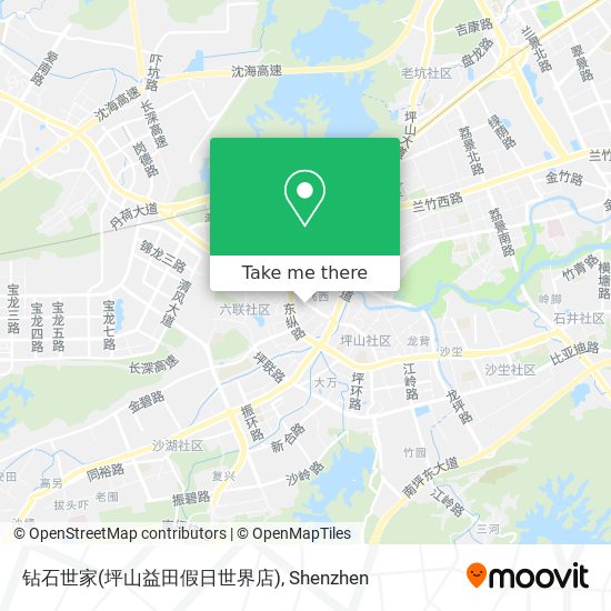 钻石世家(坪山益田假日世界店) map