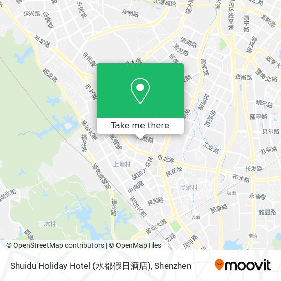 Shuidu Holiday Hotel (水都假日酒店) map
